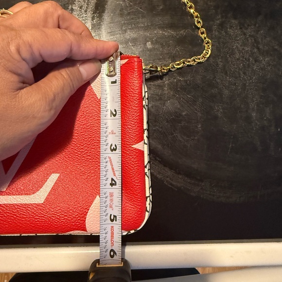 Louis Vuitton Red and White Crossbody Bag - Picture 12 of 13
